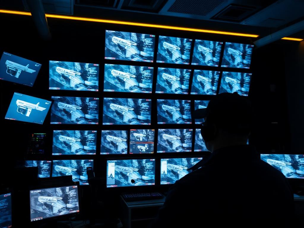 24/7 surveillance control center